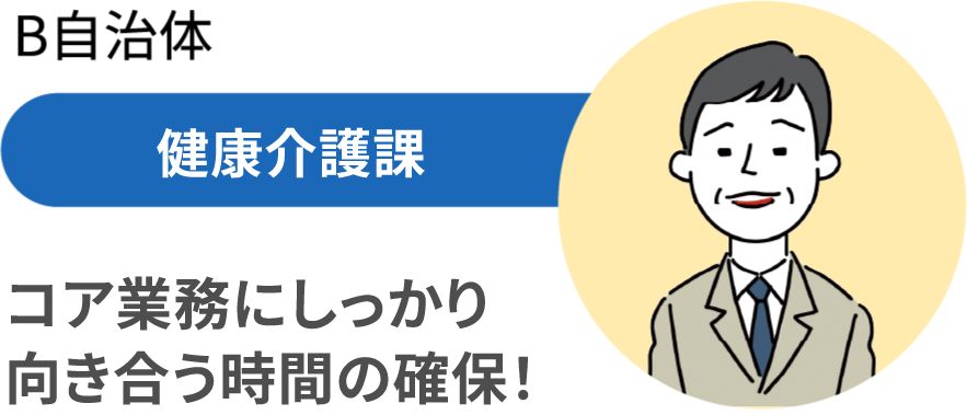 健康介護課/コア業務（子育て世代のサポート）にしっかり向き合う時間の確保！